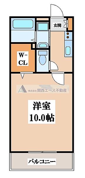 カーサソレーユ ｜大阪府東大阪市角田2丁目(賃貸アパート1K・2階・30.39㎡)の写真 その2