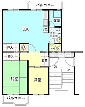 大阪府泉南郡熊取町美熊台2丁目（賃貸マンション2LDK・1階・52.99㎡） その2