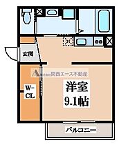 アーバンウッド  ｜ 大阪府八尾市小阪合町1丁目（賃貸アパート1R・2階・27.61㎡） その2