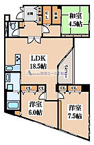 メロディーハイムエクセル石切  ｜ 大阪府東大阪市日下町1丁目（賃貸マンション3LDK・3階・108.15㎡） その2