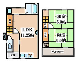 岡山東5丁目貸家  ｜ 大阪府四條畷市岡山東5丁目（賃貸一戸建2LDK・1階・56.49㎡） その2