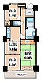 希来里住宅棟6階8.8万円