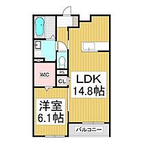 コンフォーティア茅野本町西　B棟  ｜ 長野県茅野市本町西（賃貸アパート1LDK・1階・50.02㎡） その2