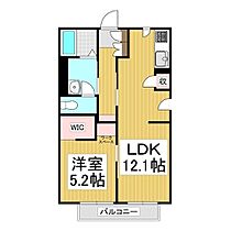 エスポワール21  ｜ 長野県茅野市宮川（賃貸アパート1LDK・1階・44.33㎡） その2