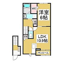 コンフォーティア中洲III  ｜ 長野県諏訪市大字中洲（賃貸アパート1LDK・2階・46.76㎡） その2