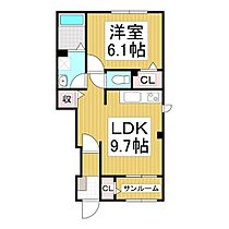 コンフォーティア茅野本町東  ｜ 長野県茅野市本町西（賃貸アパート1LDK・1階・40.04㎡） その2