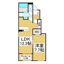 間取図画像 1LDK