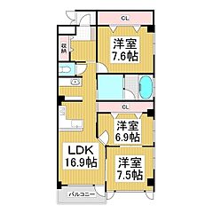 物件の間取り