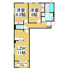 物件の間取り