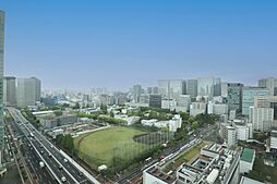 眺望は非常に良好！南側には港南緑水公園を見渡すことができます。