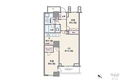 ザ・トーキョータワーズシータワー 2LDKの間取図画像