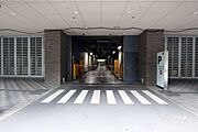 駐車場の出入り口