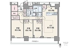 間取図画像 3LDK