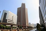 芝浦アイランドケープタワーの外観(北西側から)