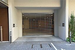 駐車場の出入り口（リングシャッター付き）