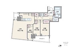 間取図画像 3LDK
