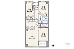 笹塚パーク・ホームズ 3LDKの間取図画像