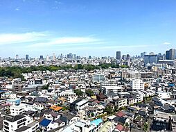 東京都心部を一望できる眺望