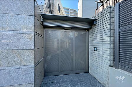 駐輪場の出入り口