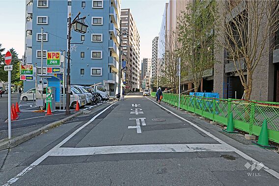 敷地北側道路
