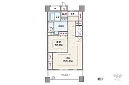 ザ・レジデンス白金スイート 1LDKの間取図画像