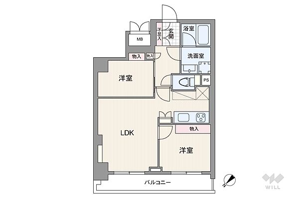 間取りを拡大表示