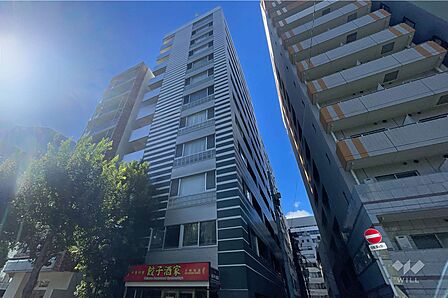 リヴシティ中央区築地の外観(北西側から)