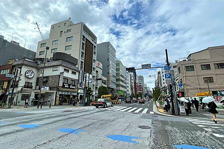 人形町商店街の外観