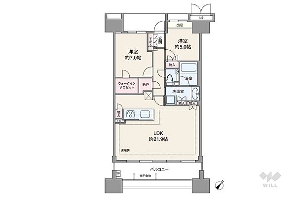 間取りを拡大表示