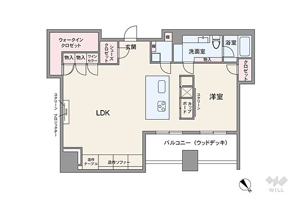 間取りを拡大表示