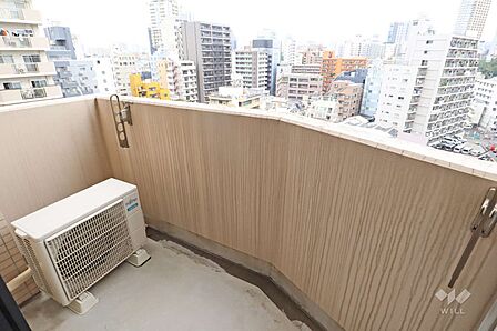 バルコニー10階部分なので、風通し良好です。