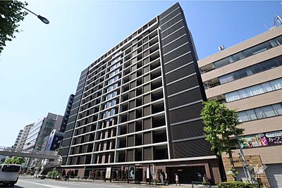 外観：シティハウス中目黒テラスの外観(北側から)