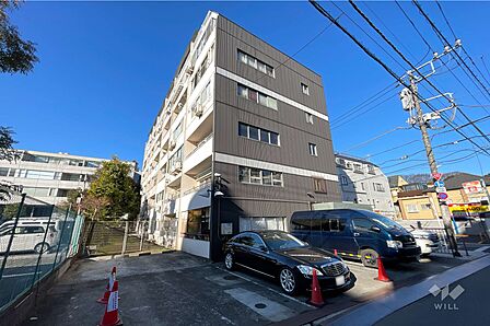 原宿第2コーポの外観(南東側から)