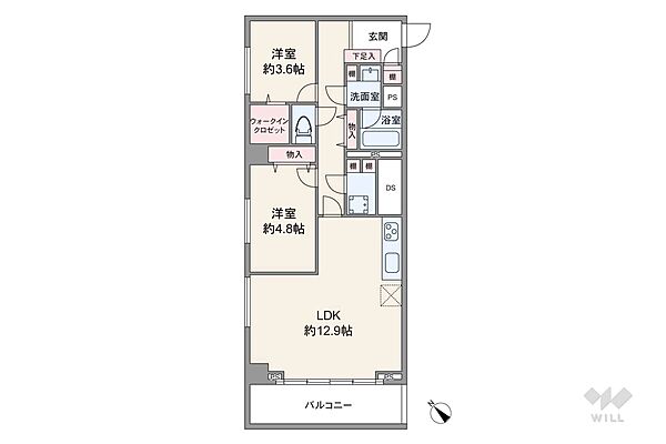間取りを拡大表示