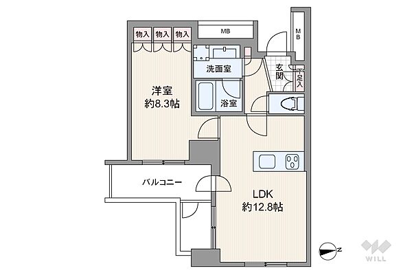 間取りを拡大表示
