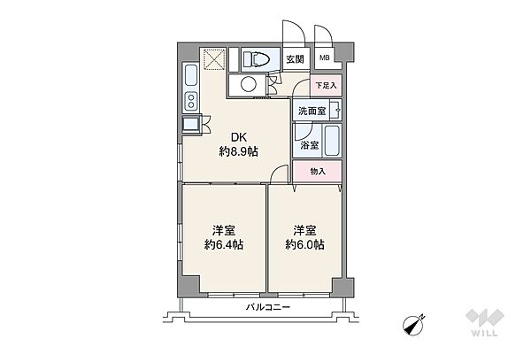 間取りを拡大表示