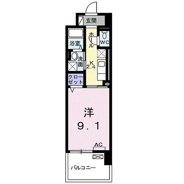 イースト　アヴェニュー 403｜岐阜県大垣市中ノ江２丁目(賃貸マンション1K・4階・30.96㎡)の写真 その2