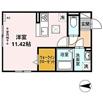 Puamelia(プルメリア） 105 ｜ 岐阜県瑞穂市穂積（賃貸アパート1R・1階・31.53㎡） その2