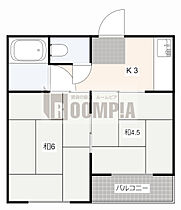 南陽ビル 501 ｜ 岐阜県岐阜市加納南陽町２丁目（賃貸マンション2K・5階・26.73㎡） その2