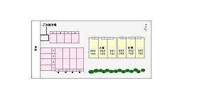 サンミルトＢ 203 ｜ 岐阜県羽島郡岐南町野中５丁目（賃貸アパート1LDK・2階・42.80㎡） その6