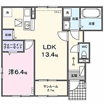 サファイア 101 ｜ 岐阜県大垣市横曽根３丁目（賃貸アパート1LDK・1階・50.87㎡） その2