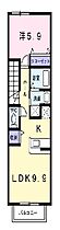 エルハイム 202 ｜ 岐阜県各務原市鵜沼小伊木町２丁目（賃貸アパート1LDK・2階・40.73㎡） その2