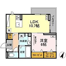 ｅｓｔ（エスト） 201 ｜ 岐阜県岐阜市葭町３丁目（賃貸アパート1LDK・2階・44.52㎡） その2