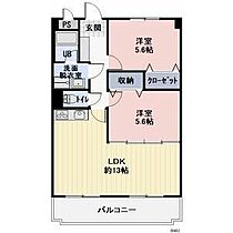 ワンブリッジ21-B 102 ｜ 岐阜県羽島市舟橋町宮北４丁目（賃貸マンション2LDK・1階・56.70㎡） その2