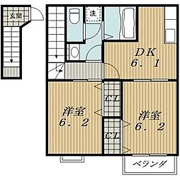コンフォートヒルA棟 2階/201
