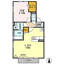 グリーンテラス　B 2階/207