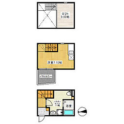 T&T ワンルームの間取図画像