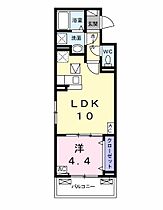 Ｍａｒｃｈｅ・マルシェII 305 ｜ 岐阜県岐阜市須賀３丁目（賃貸アパート1LDK・3階・35.04㎡） その2