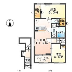 物件の間取り