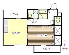 アサヒプリンス 301 ｜ 埼玉県草加市花栗４丁目（賃貸マンション1DK・3階・34.23㎡） その2